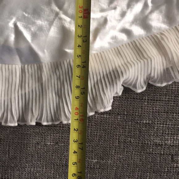 Vintage silky Cream Camisole Cacique L chiffon - Picture 8 of 9